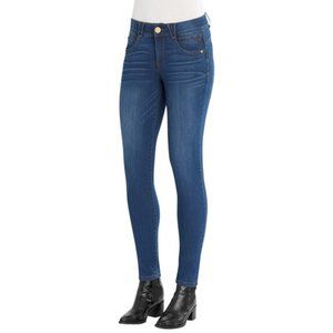 Democracy Women's Plus Ab-Solution Jegging-Indigo Blue